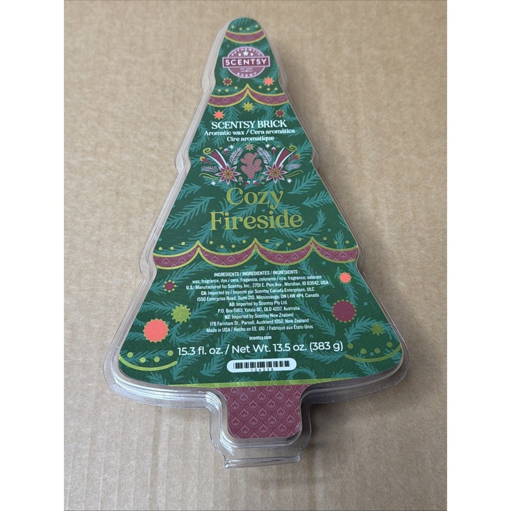 Scentsy Tree Brick Cozy Fireside 15.3 fl oz.
